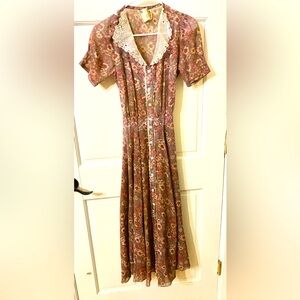 Vintage gunne sax dress Jessica brown size xs